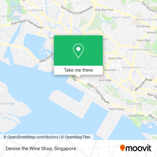 Denise the Wine Shop map
