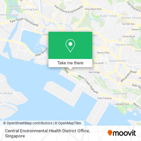 Central Environmental Health District Office map