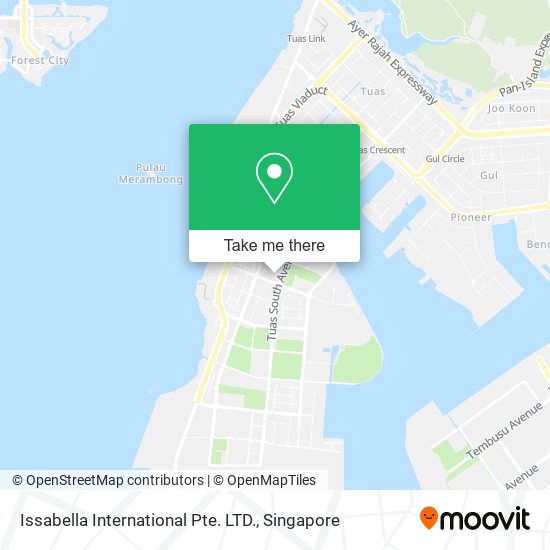 Issabella International Pte. LTD. map