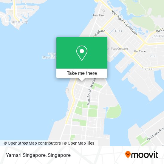 Yamari Singapore map