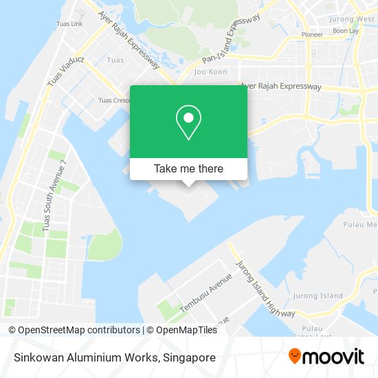 Sinkowan Aluminium Works map
