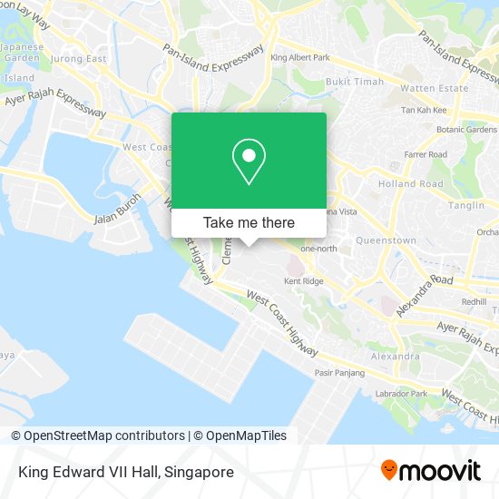 King Edward VII Hall map