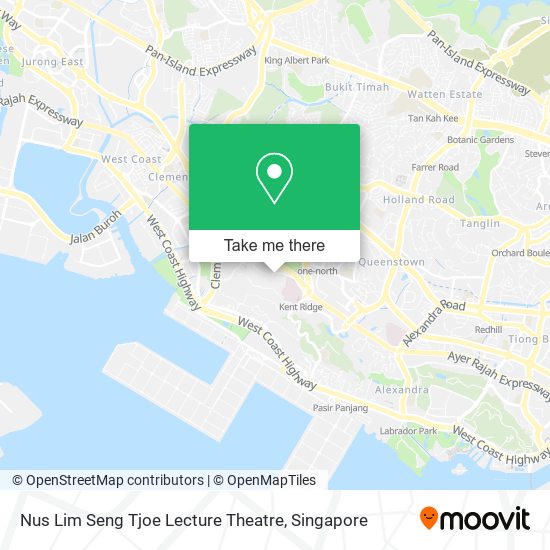 Nus Lim Seng Tjoe Lecture Theatre map