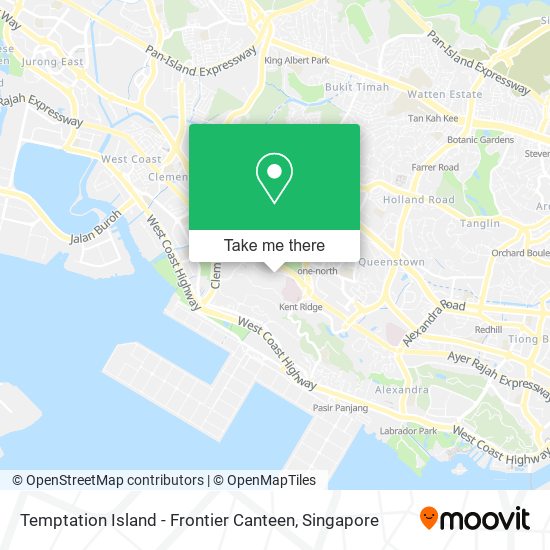 Temptation Island - Frontier Canteen map