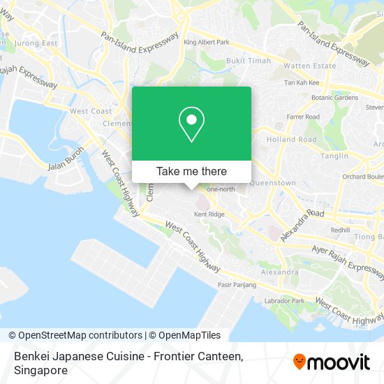Benkei Japanese Cuisine - Frontier Canteen map