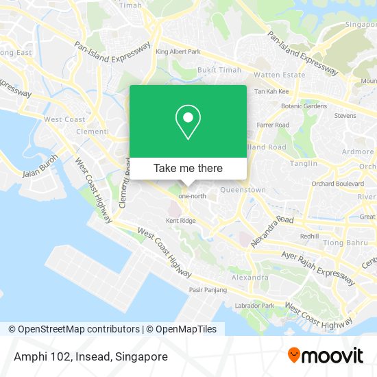 Amphi 102, Insead map