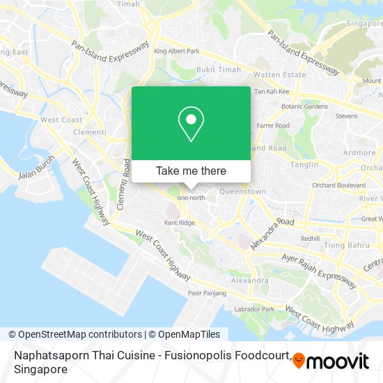 Naphatsaporn Thai Cuisine - Fusionopolis Foodcourt map