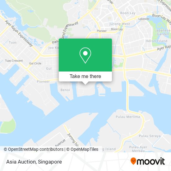 Asia Auction map