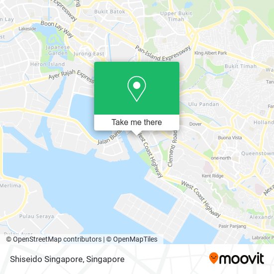 Shiseido Singapore map