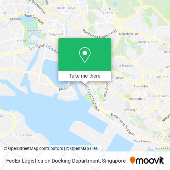 FedEx Logistics on Docking Department map