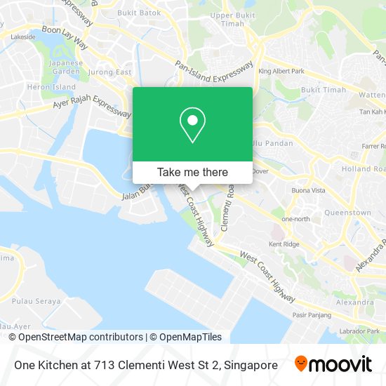 One Kitchen at 713 Clementi West St 2 map