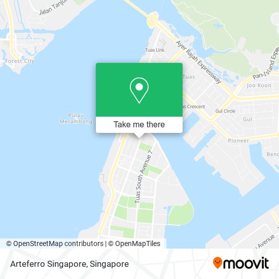 Arteferro Singapore地图