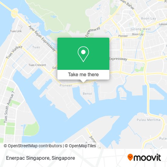 Enerpac Singapore map