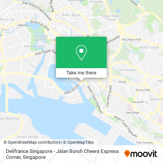Delifrance Singapore - Jalan Buroh Cheers Express Corner map