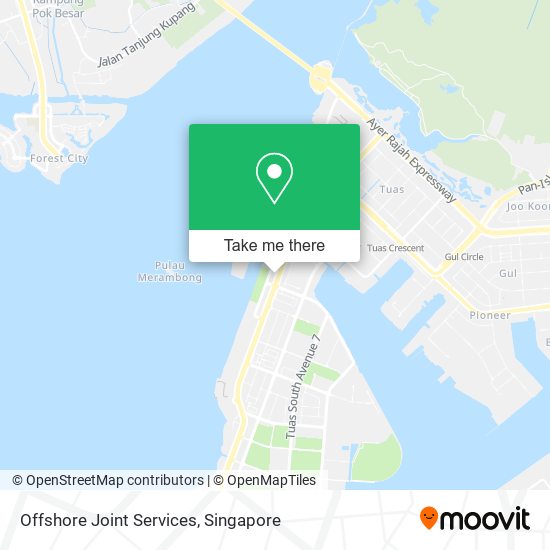 Offshore Joint Services map