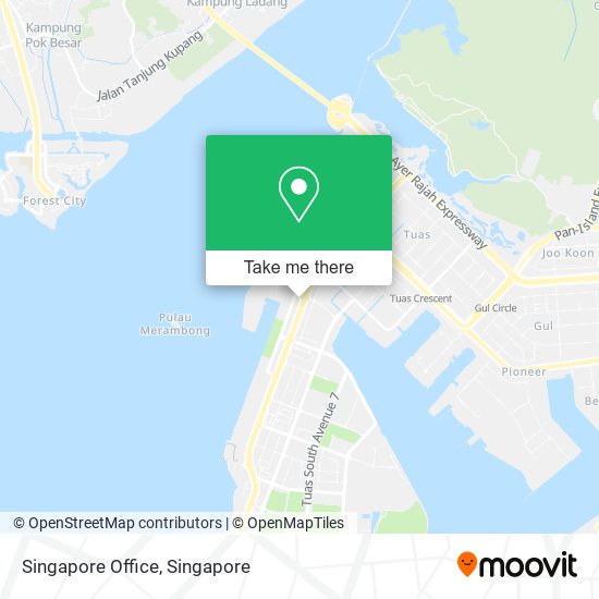 Singapore Office map