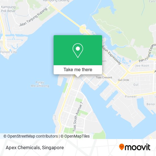 Apex Chemicals map