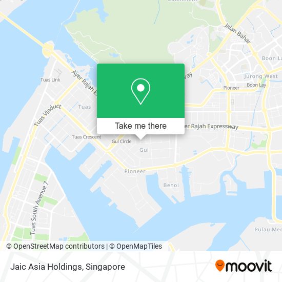 Jaic Asia Holdings map