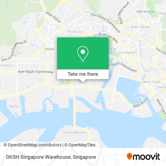 DKSH Singapore Warehouse map
