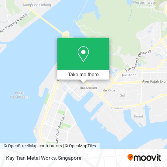 Kay Tian Metal Works map