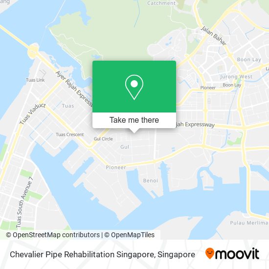 Chevalier Pipe Rehabilitation Singapore map