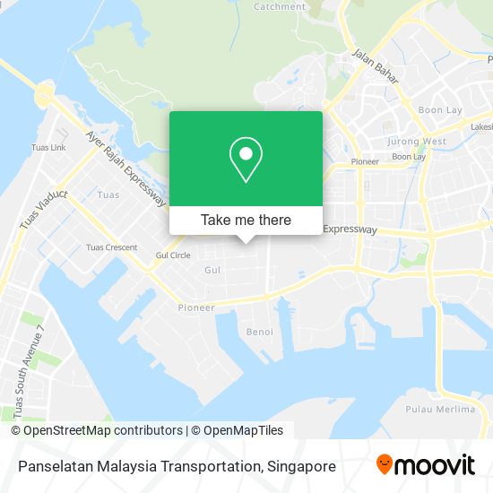 Panselatan Malaysia Transportation map