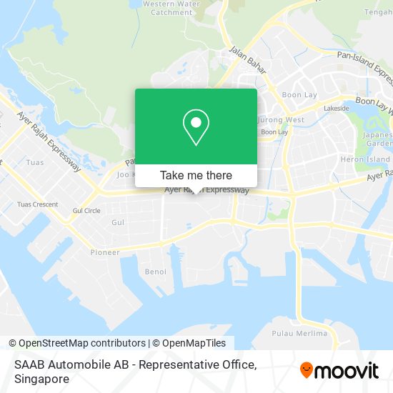 SAAB Automobile AB - Representative Office map