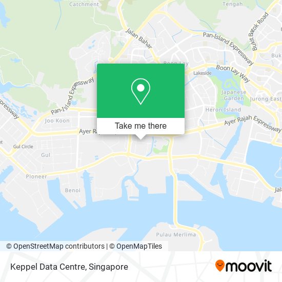 Keppel Data Centre map