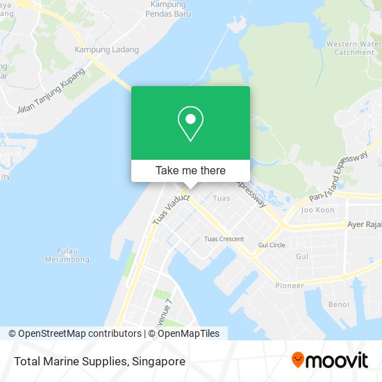 Total Marine Supplies map