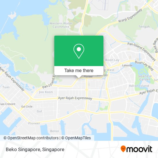 Beko Singapore map