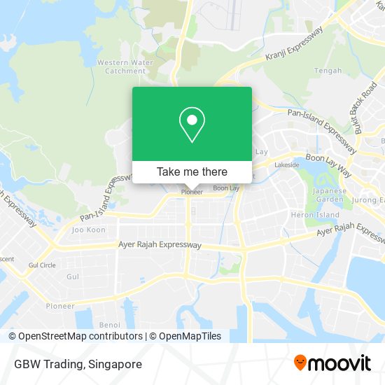GBW Trading map