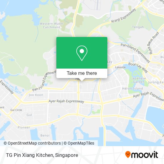 TG Pin Xiang Kitchen map