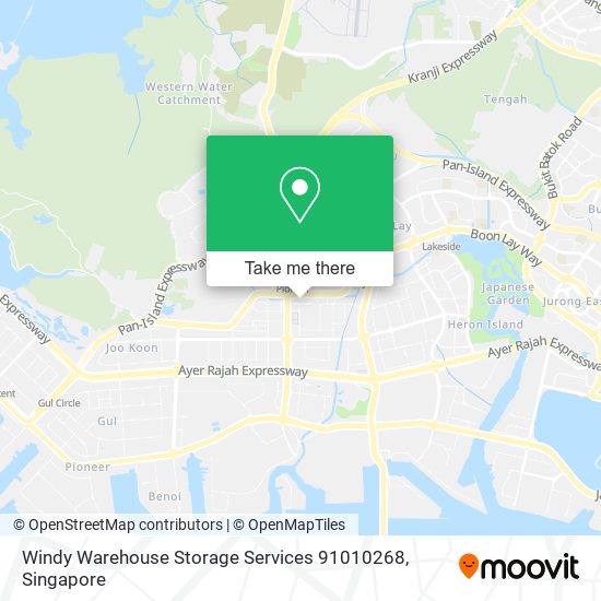 Windy Warehouse Storage Services 91010268 map