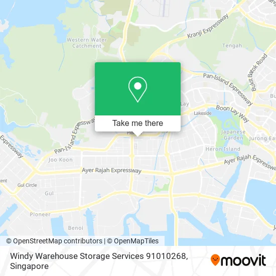 Windy Warehouse Storage Services 91010268 map