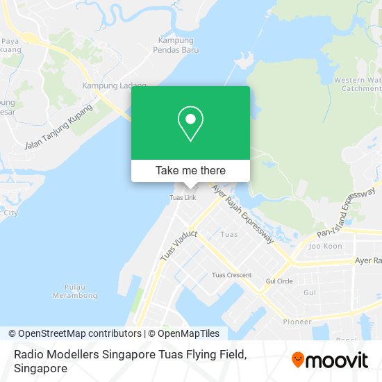 Radio Modellers Singapore Tuas Flying Field map