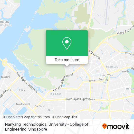 Nanyang Technological University - College of Engineering map