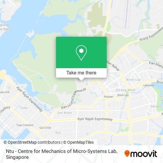 Ntu - Centre for Mechanics of Micro-Systems Lab map