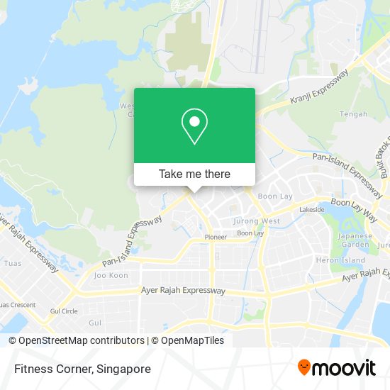 Fitness Corner map