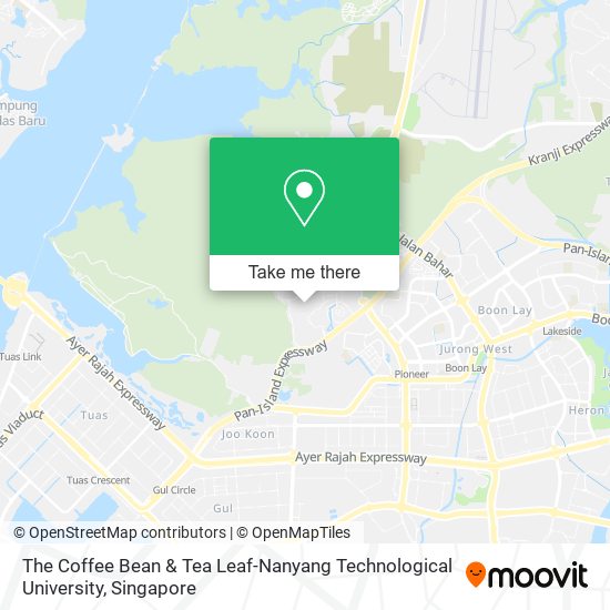 The Coffee Bean & Tea Leaf-Nanyang Technological University map