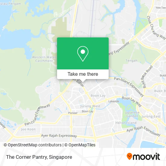 The Corner Pantry map