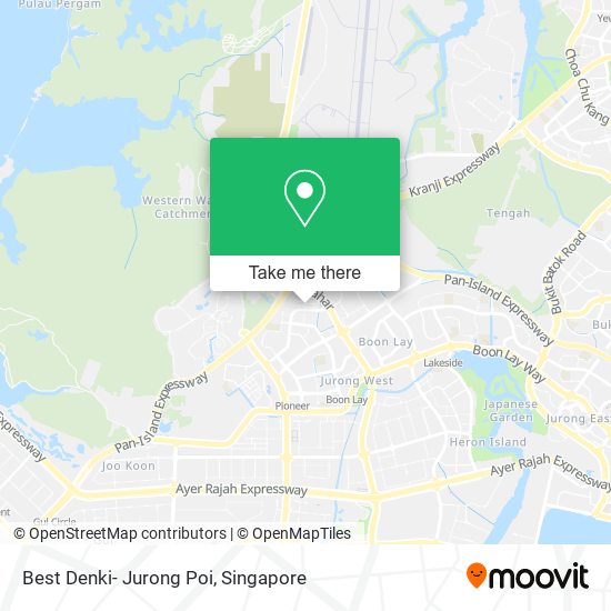 Best Denki- Jurong Poi map
