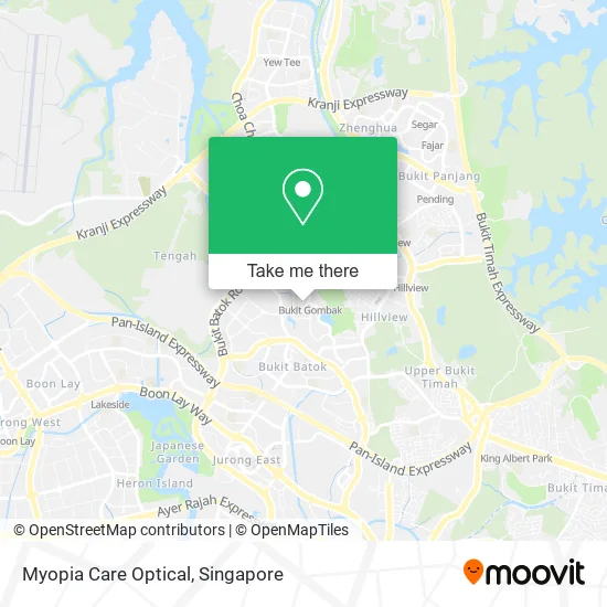 Myopia Care Optical map
