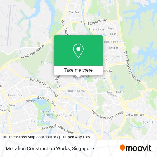 Mei Zhou Construction Works map