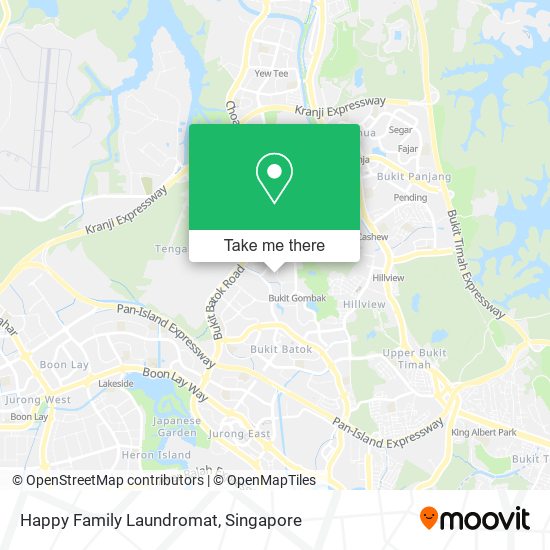 Happy Family Laundromat map