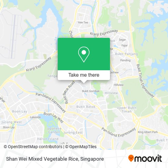 Shan Wei Mixed Vegetable Rice map