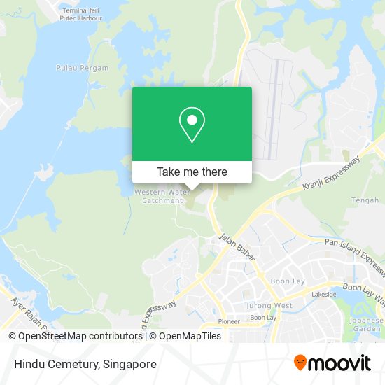 Hindu Cemetury map