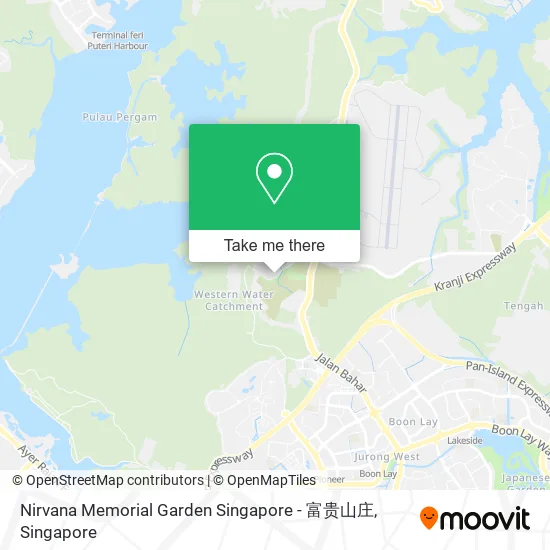 Nirvana Memorial Garden Singapore - 富贵山庄 map