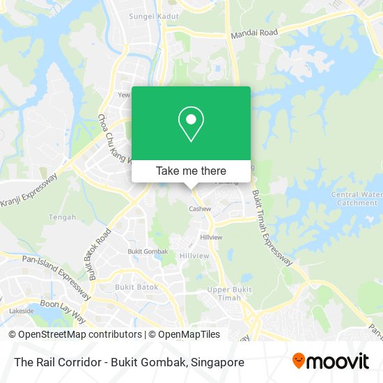 The Rail Corridor - Bukit Gombak map