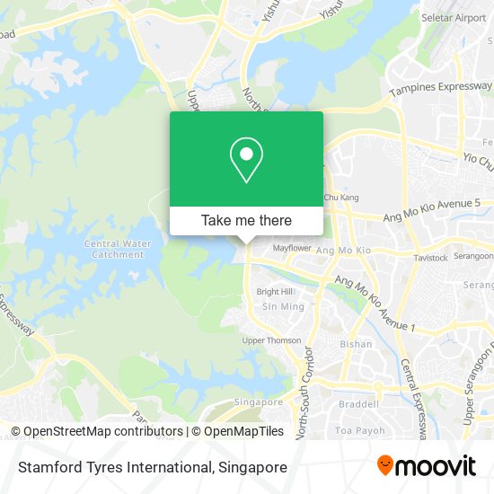 Stamford Tyres International map