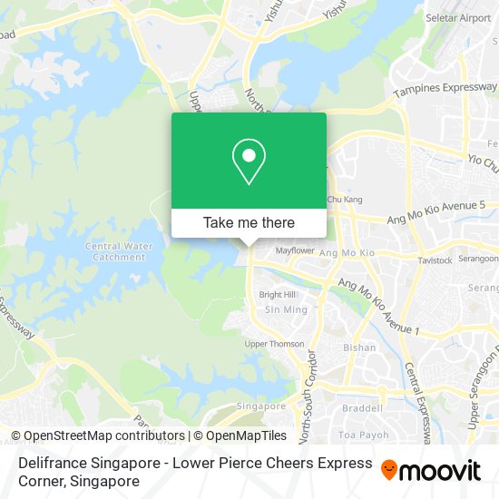 Delifrance Singapore - Lower Pierce Cheers Express Corner map